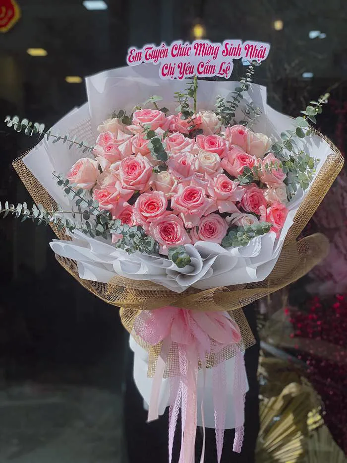 10+ mẫu hoa chúc mừng sinh nhật đẹp - Tiệm Hoa Bốn Mùa