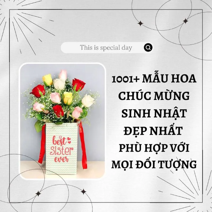 101+ ảnh hoa chúc mừng sinh nhật đẹp, sang trọng, ý nghĩa 2026