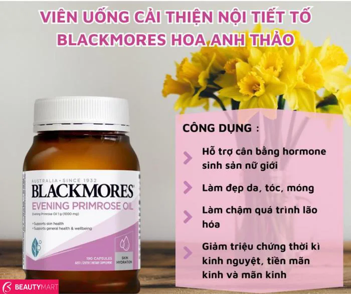 Tinh Dầu Hoa Anh Thảo Blackmores Evening Primrose Oil, Úc - BeautyMart