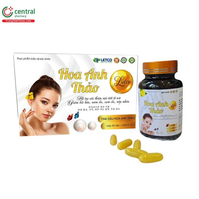 Thuốc Hoa Anh Thảo Letco - Hỗ trợ cải thiện nội tiết tố, giảm sạm da