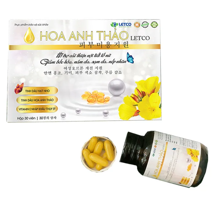 Hoa Anh Thảo Letco hỗ trợ giảm các triệu chứng bốc hỏa, mất ngủ, sạm da –  Nhà Thuốc Thân Thiện
