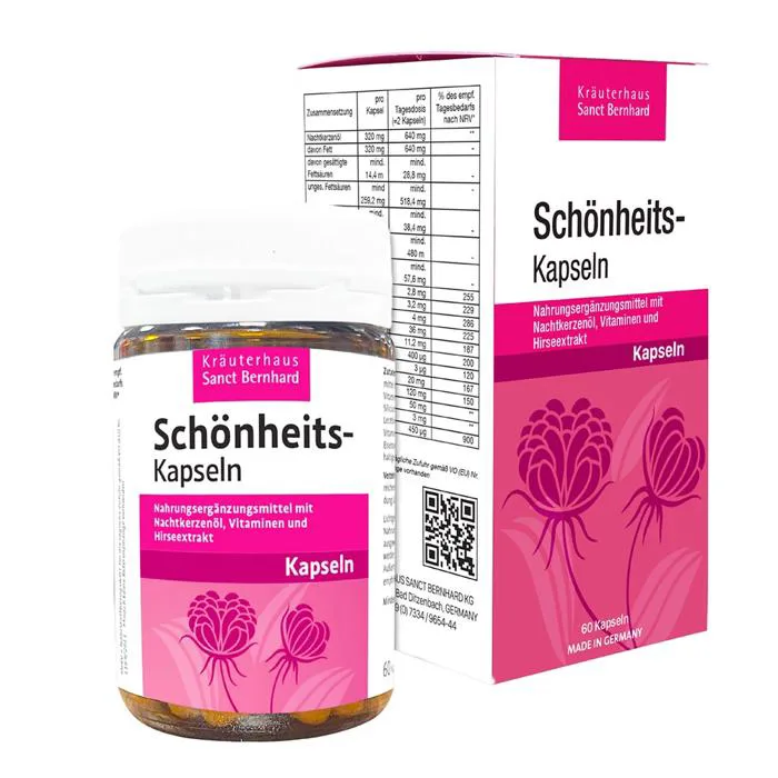 Tinh Dầu Hoa Anh Thảo Sanct Bernhard Schonheits Kapseln Chính Hãng