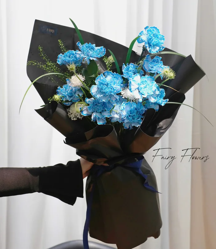 Hoa Cẩm Chướng màu Xanh MS013 - FAIRY FLOWERS | GỬI TỚI YÊU THƯƠNG