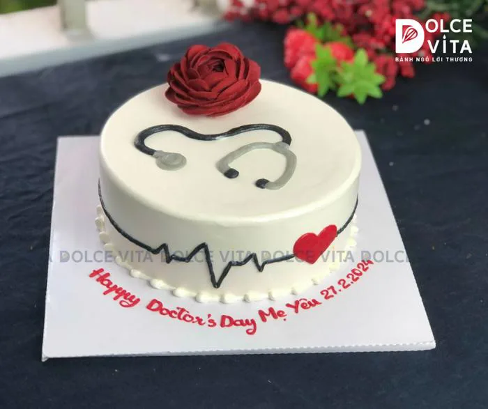 Bánh kem vẽ ống nghe – Quà tặng ý nghĩa cho B... | Dolce Vita Q7