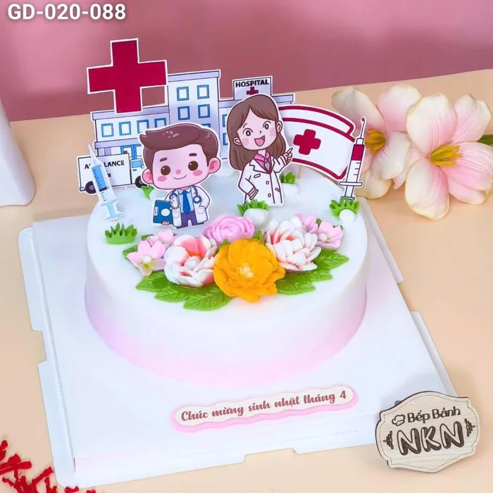 Bánh Sinh Nhật Nữ Bác Sĩ (GD-020-088)