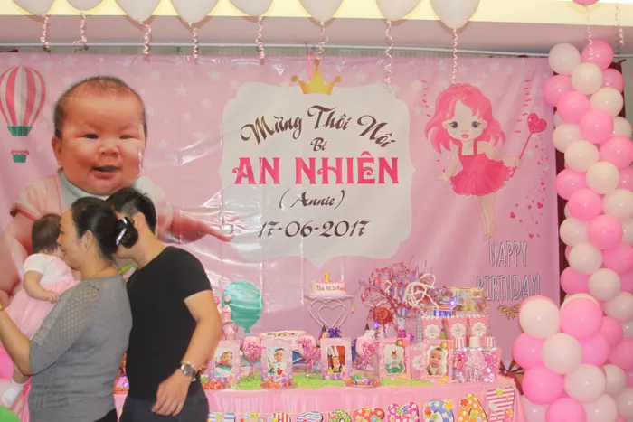Ảnh tiệc Mừng thôi nôi bé An Nhiên - Nhà hàng Quá Ngon