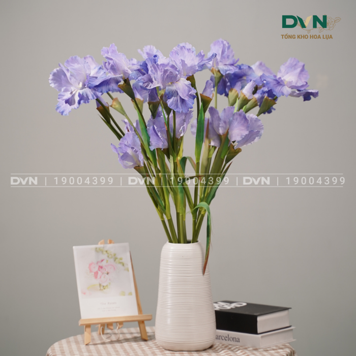 Hoa diên vĩ lụa nhân tạo - DVN Tổng kho hoa lụa