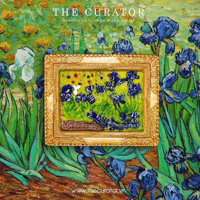 Bức hoạ Hoa Diên Vĩ - danh hoạ Vincent Van Gogh – The Curator