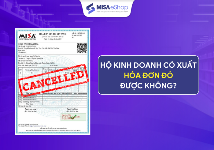 Cách xuất hóa đơn đỏ cho hộ kinh doanh đúng quy định