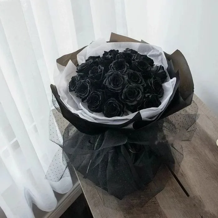 Bó hoa hồng đen cá tính - Mật Mã - B27835