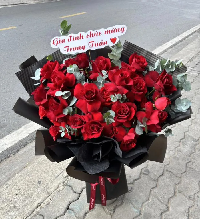 Bó hoa Hồng đỏ