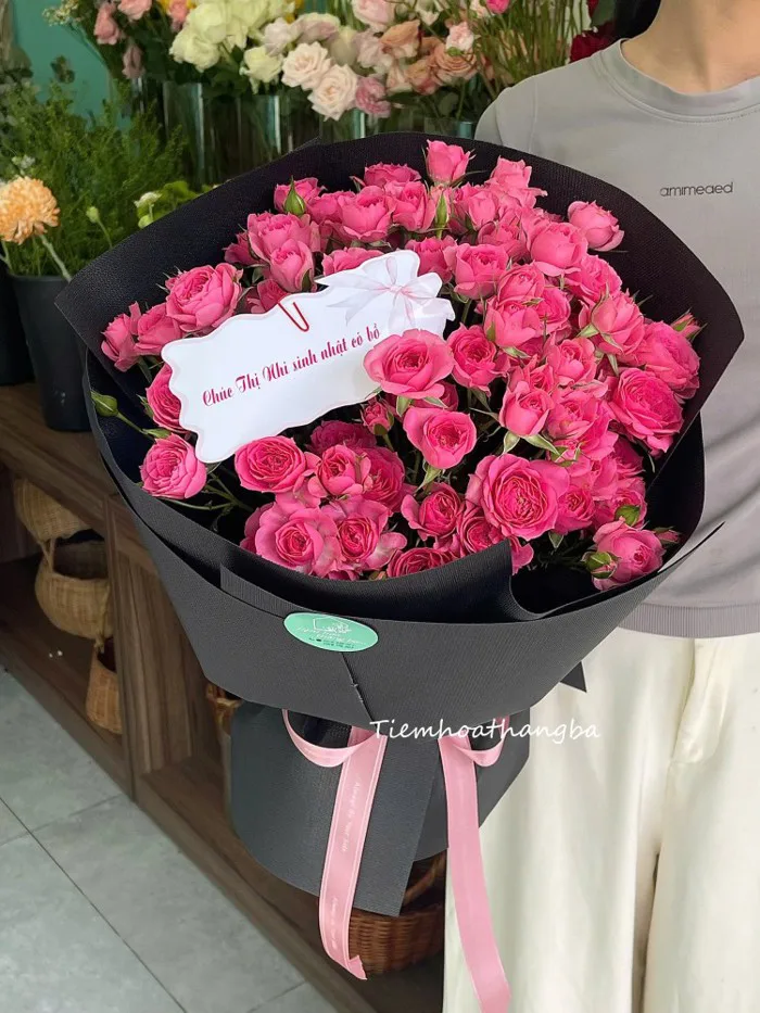 Bó Hoa Hồng Chùm Sophia – Dịu Dàng Như Nắng Sớm -