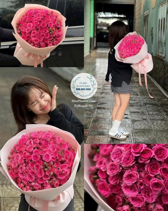 Mẫu Hồng Sophia Đẹp| Bó Hoa Hồng Cùm Sophia Cap Cấp Tặng Vợ Và Bạn Gái Ngày  20-10