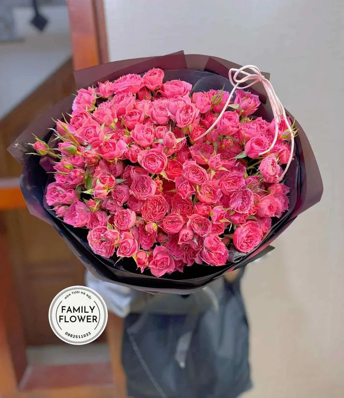 Bó hoa hồng sophia tặng bạn gái người yêu ở Hà Nội - hoa hồng sophia Hà