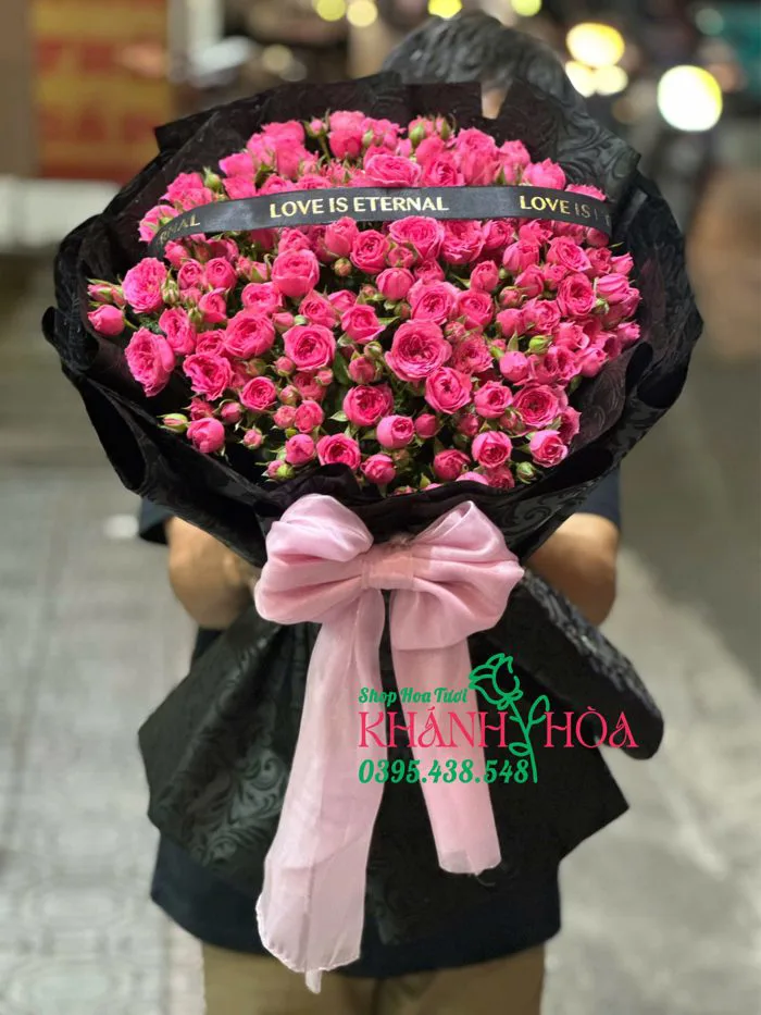 Bó hoa Hồng Sophia Xinh Xắn | Khánh Hòa Flower | Shop Hoa tươi Biên Hòa