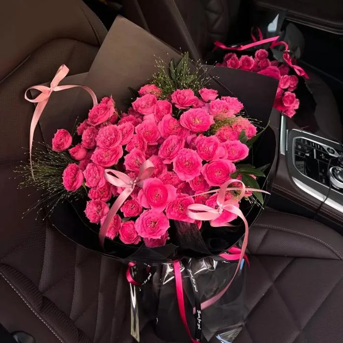 Bó hoa hồng chùm Sophia - Ý Nguyện - B27832111 - Tiệm Hoa Bốn Mùa