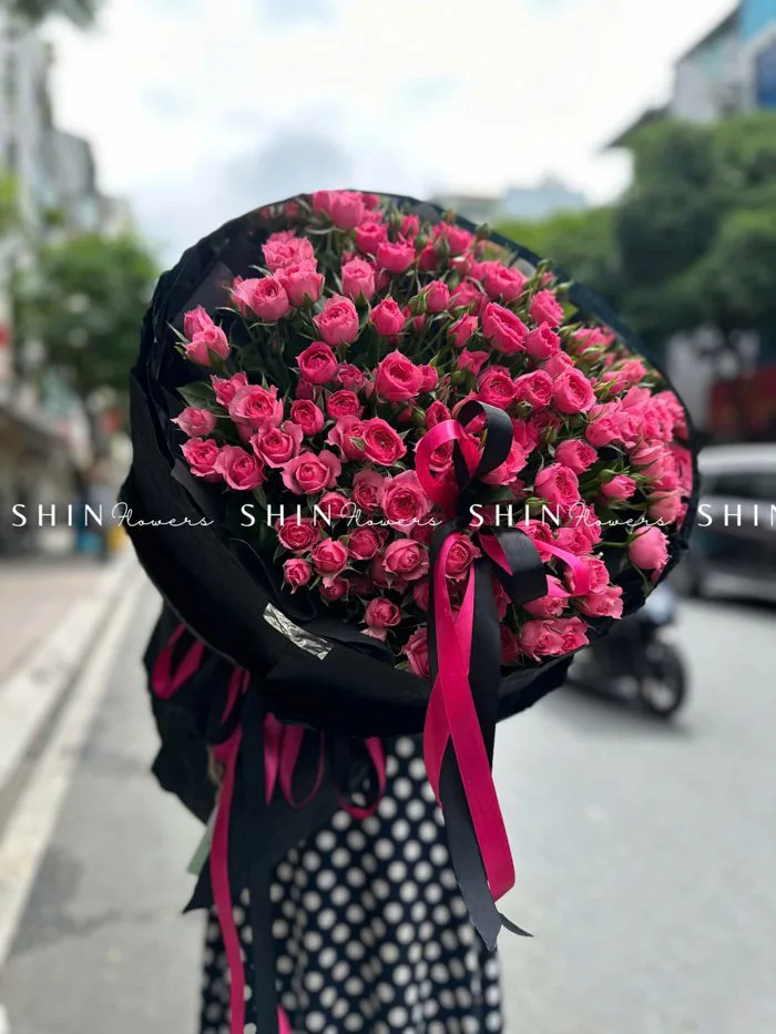 Bó Hoa Hồng Chùm Sophie Size M S153 - SHIN Flowers