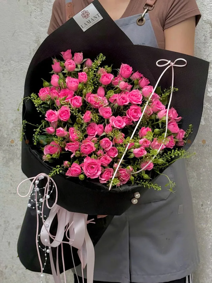 Bó hoa hồng chùm Sophia A0327 – L'AMANT