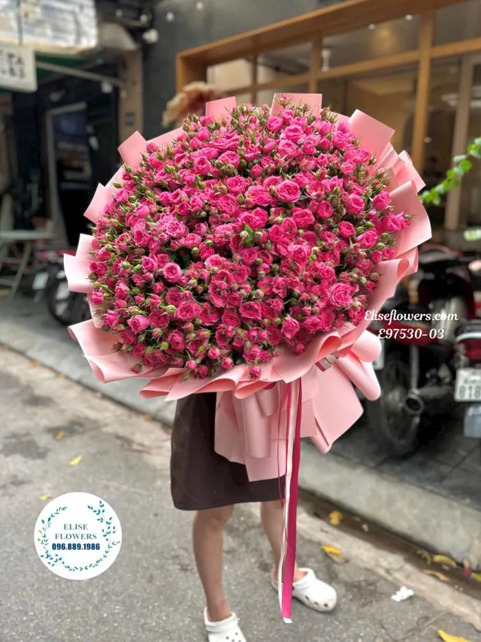 Hoa Tươi Cao Cấp Tại Hà Nội. Bó Hồng Chùm Sophia Tặng Người Yêu