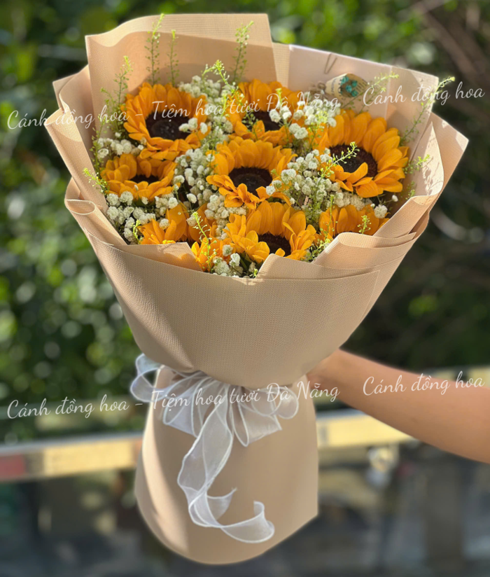 Bó hoa hướng dương rực rỡ