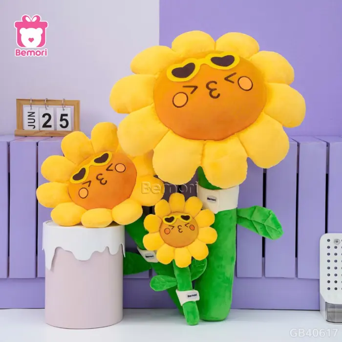 Bó Hoa Hướng Dương Bông: Món Quà Ngọt Ngào Tặng Bạn Gái - Bemori