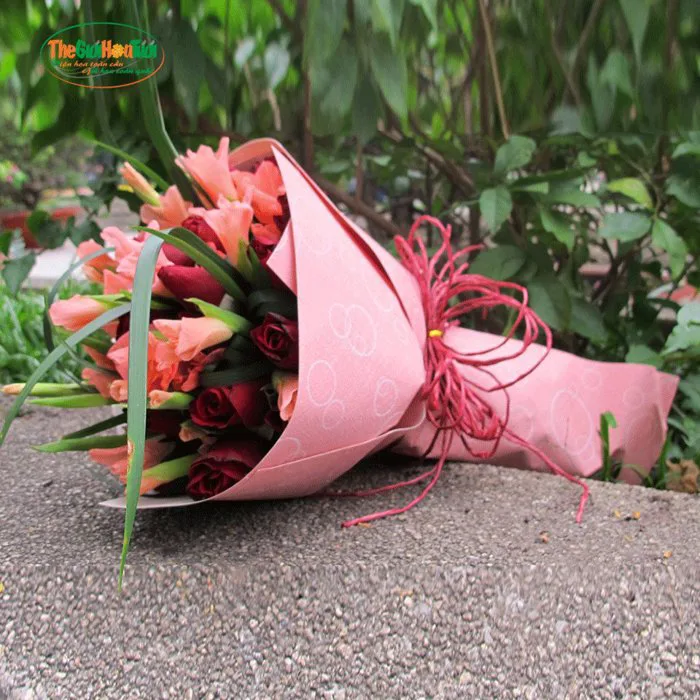 Hoa tươi TGHT-0205, Bó hoa lay ơn hồng