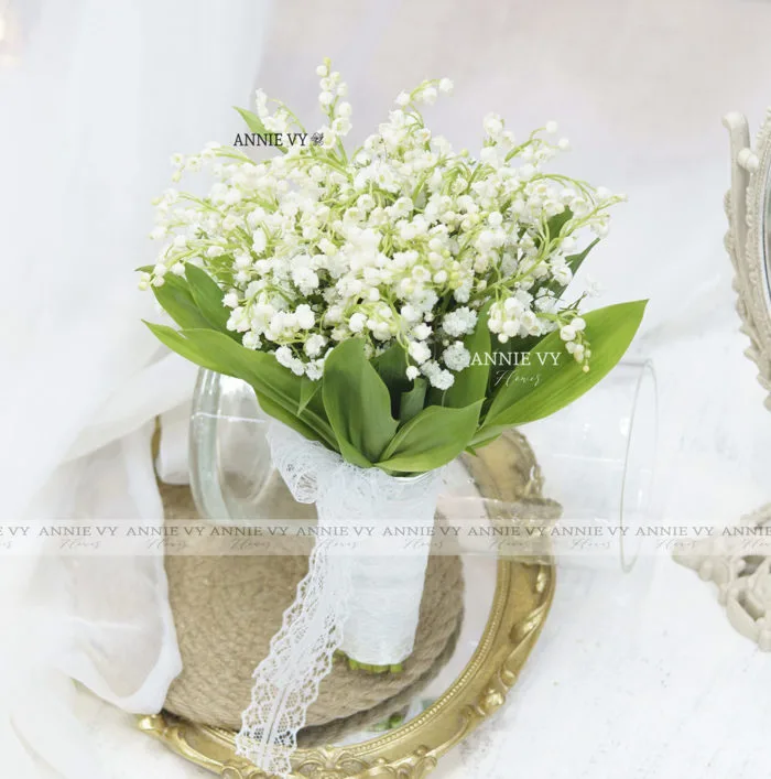 Hoa Cưới Linh Lan Trắng 100 cành
