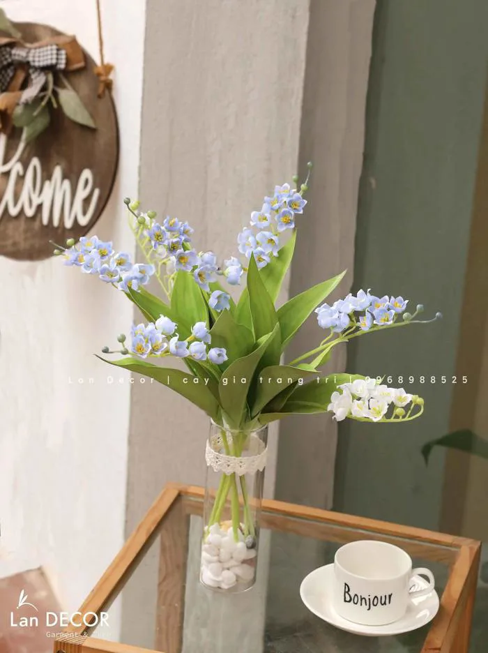 BÌNH HOA LINH LAN ĐỂ BÀN XINH XẮN - CC895 Tổng Kho Sỉ Cây Giả Trang Trí Lan  Decor - Giá Từ Nhà Sản Xuất