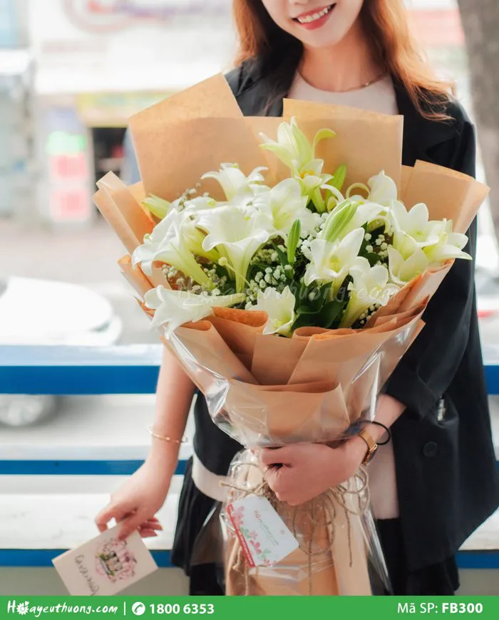 Hoa loa kèn trắng - Biểu tượng tinh khôi của Hà Nội về hoa tươi, điện hoa