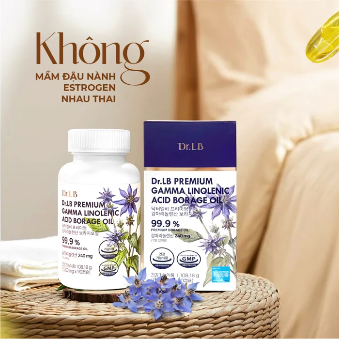 Thực Phẩm Bảo Vệ Sức Khỏe Tinh Dầu Lưu Ly Premium Gamma Linolenic Acid DR.LB