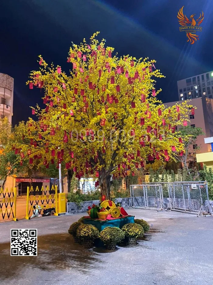 Cây Hoa Mai Giả Trang Trí Tết - Cây Hoa Mai Giả Trang Trí Tết Nhất