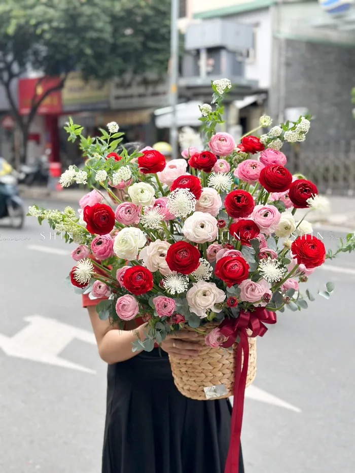 Hộp Hoa Mao Lương H096 - SHIN Flowers