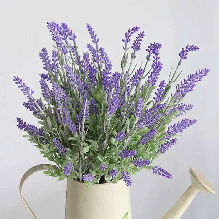 Hoa Giả Decor- Cành Hoa Oải Hương Giả Trang Trí Vintage (46cm)- HC1157 Tổng  Kho Sỉ Cây Giả Trang Trí Lan Decor - Giá Từ Nhà Sản Xuất