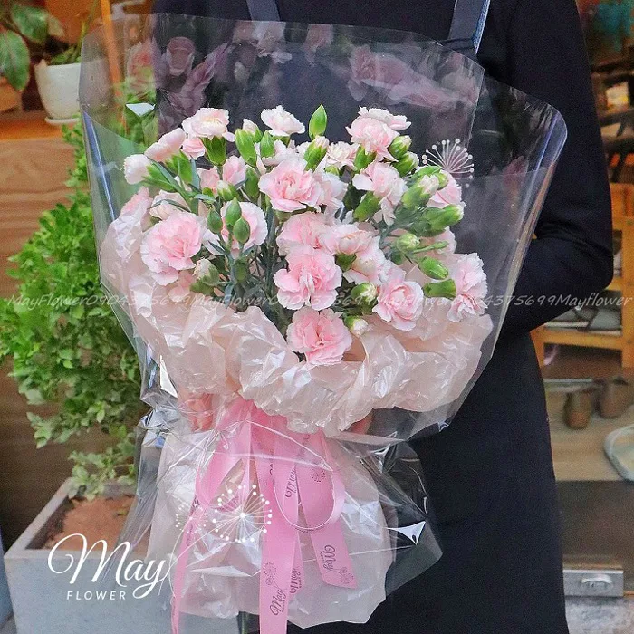 Bó Phăng Hồng - Phăng chùm - Cửa hàng hoa tươi May Flower