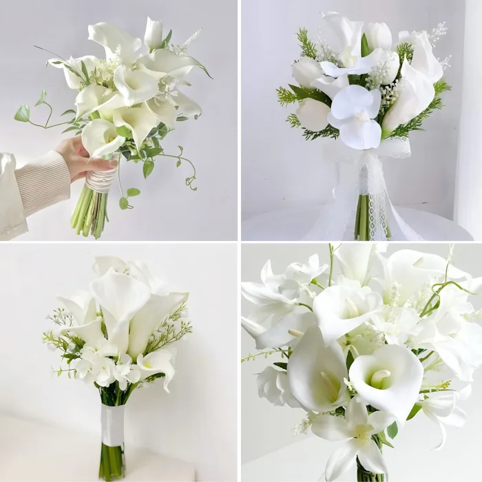10 Mẫu hoa cưới Calla Lily (hoa cưới Rum trắng) đẹp, ý nghĩa
