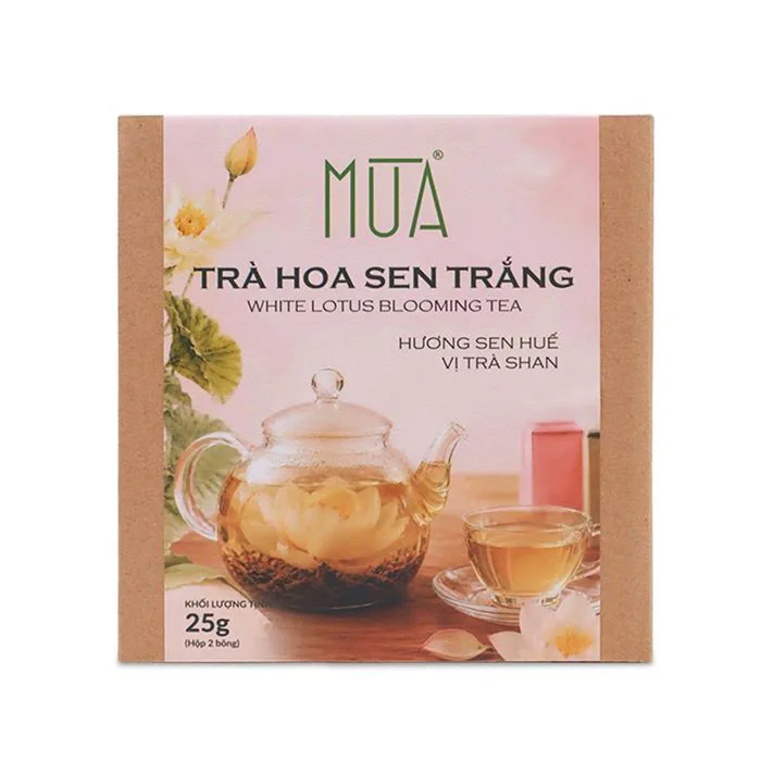 Trà Hoa Sen Trắng MÙA 25gr – Organica | Cửa hàng thực phẩm hữu cơ