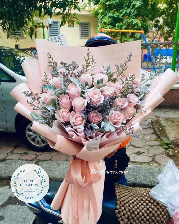 Bó hoa làm quen bạn gái đẹp nhất | Bó hoa tặng bạn gái lần đầu gặp mặt