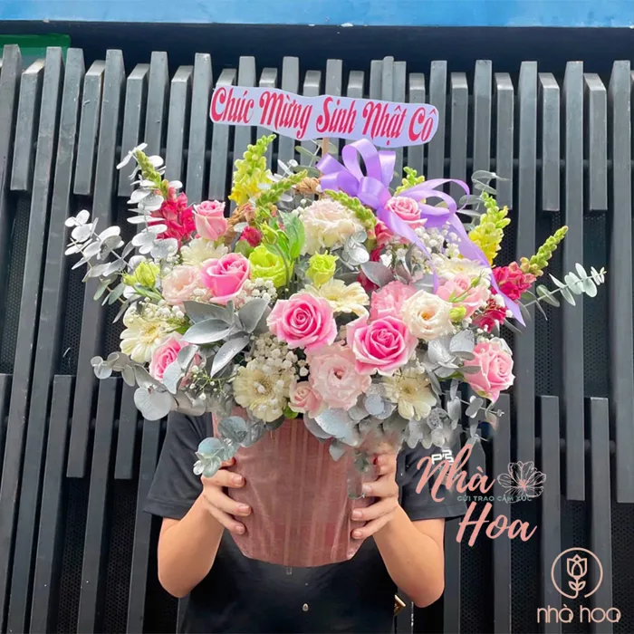 Hộp Hoa Mừng Sinh Nhật Bạn Thân #1 | Nhà Hoa Shop hoa tươi