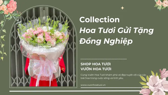 Hoa Tặng Đồng Nghiệp Giao Hoa Nhanh Tận Nơi Miễn Phí Thiệp