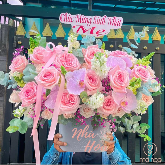 Hộp Hoa Mừng Sinh Nhật Mẹ #1 | Nhà Hoa Shop hoa tươi