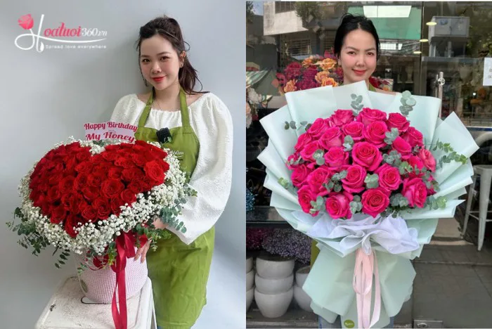 Hoa Tặng Sinh Nhật Người Yêu - Hoa lãng mạn | Hoa Tươi 360