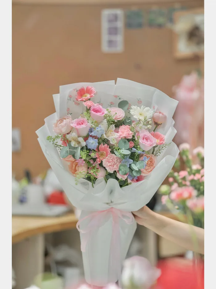 POEM FLOWERS - Bó hoa tặng người yêu - Bó hoa hồng lãng mạn tặng sinh nhật