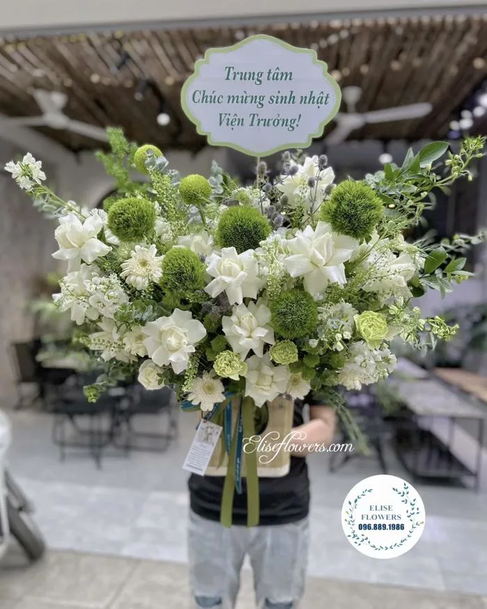 HOA SINH NHẬT SẾP, LÃNH ĐẠO, CHỦ TỊCH, ĐỐI TÁC CAO CẤP Hoa sinh nhật Hà  Nội