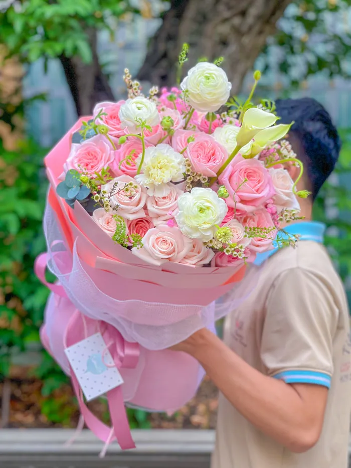Bó hoa tặng sinh nhật sếp nữ 007