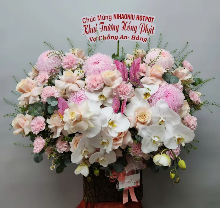 Giỏ Hoa Chúc Mừng Sinh Nhật Sếp Nữ