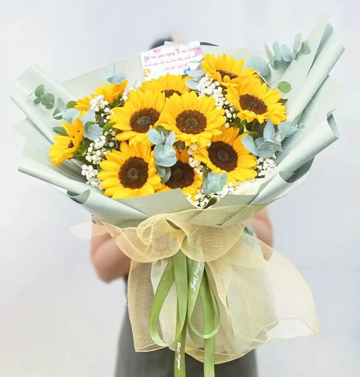 Bó hoa hướng dương tặng thầy cô giáo đẹp