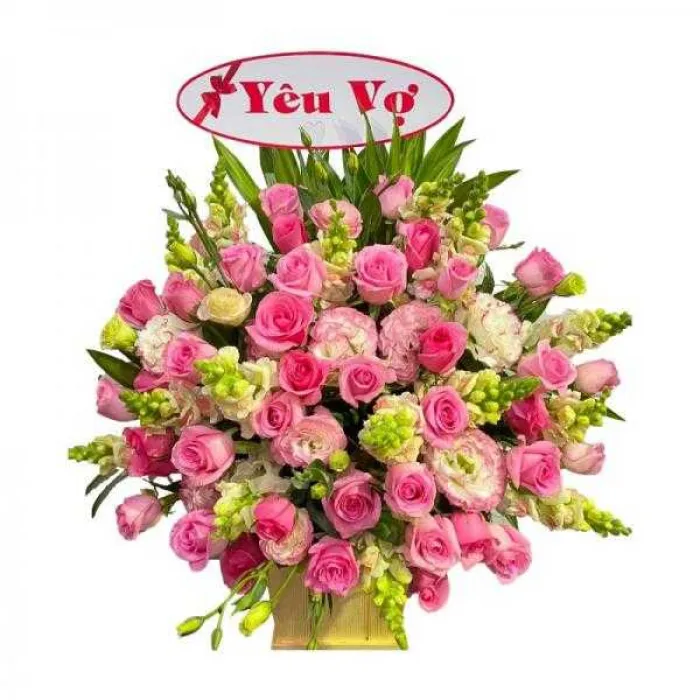 Hoa tặng sinh nhật vợ yêu đẹp giá rẻ TPHCM