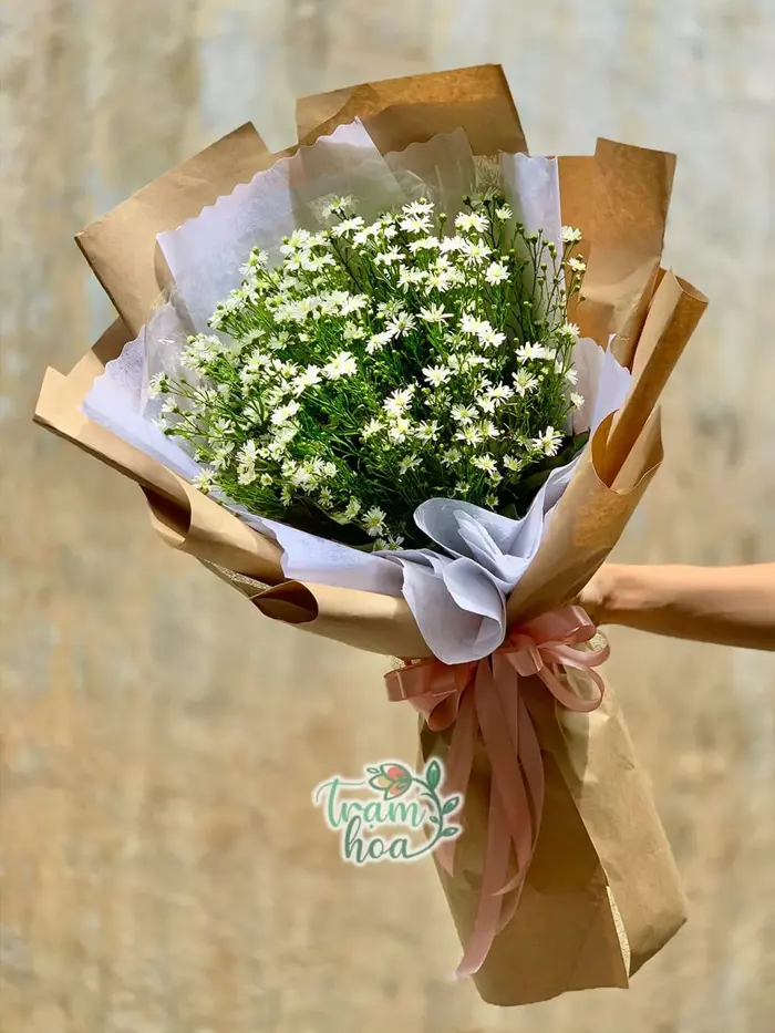 Bó Hoa Thạch Thảo Trắng B111 – Thạch Thảo Trắng | Trạm Hoa