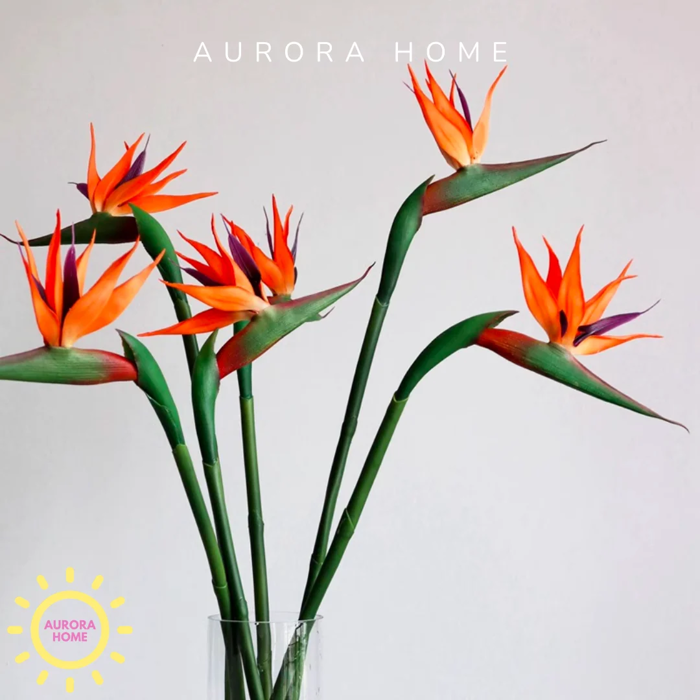 Hoa thiên điểu giả cao cấp - Hoa lụa nhập khẩu cao cấp | Aurora Home