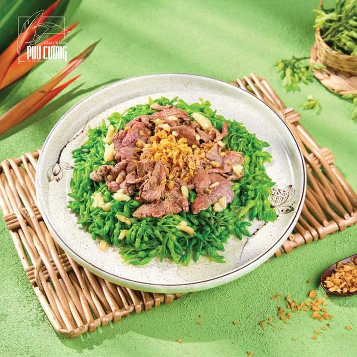 Hoa thiên lý xào thịt Bò (theo mùa)